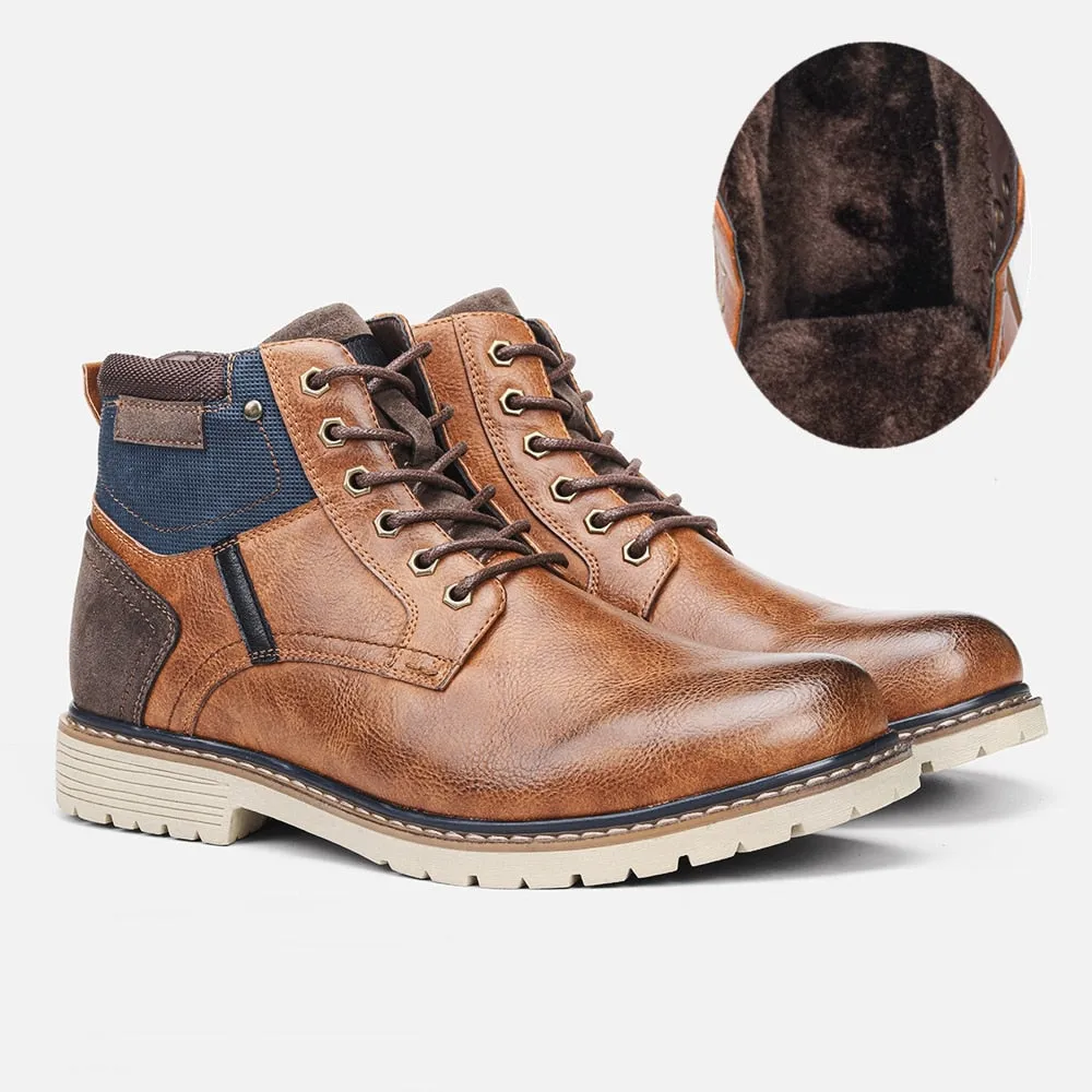 2022 New Men&#39;s Winter Shoes Warm Comfortable Non-Slip Men Winter Boots