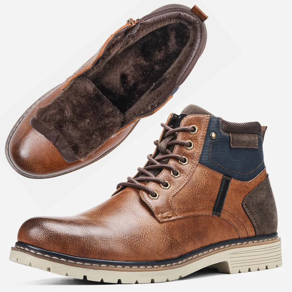 2022 New Men&#39;s Winter Shoes Warm Comfortable Non-Slip Men Winter Boots