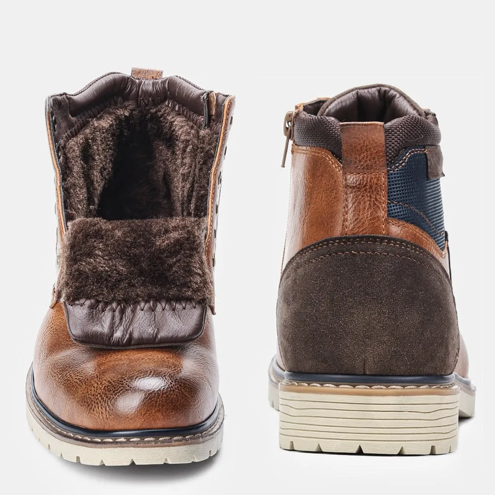2022 New Men&#39;s Winter Shoes Warm Comfortable Non-Slip Men Winter Boots