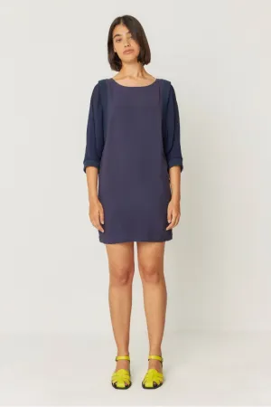 ADAIE Dress navy violet | SKFK