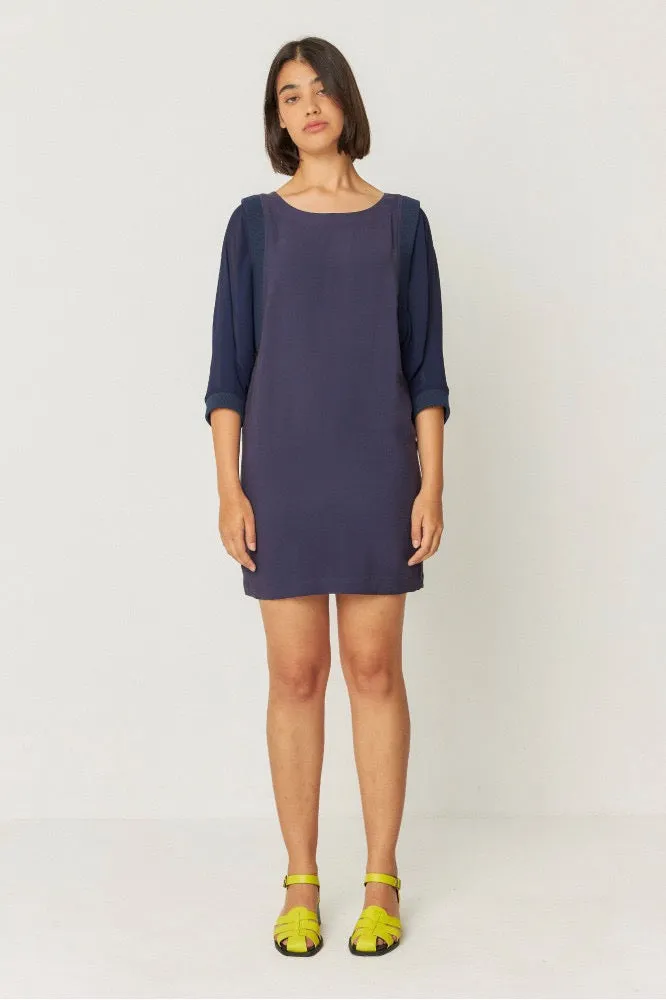 ADAIE Dress navy violet | SKFK
