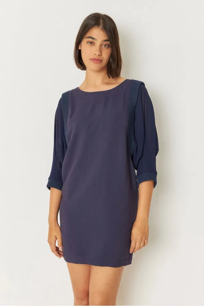 ADAIE Dress navy violet | SKFK