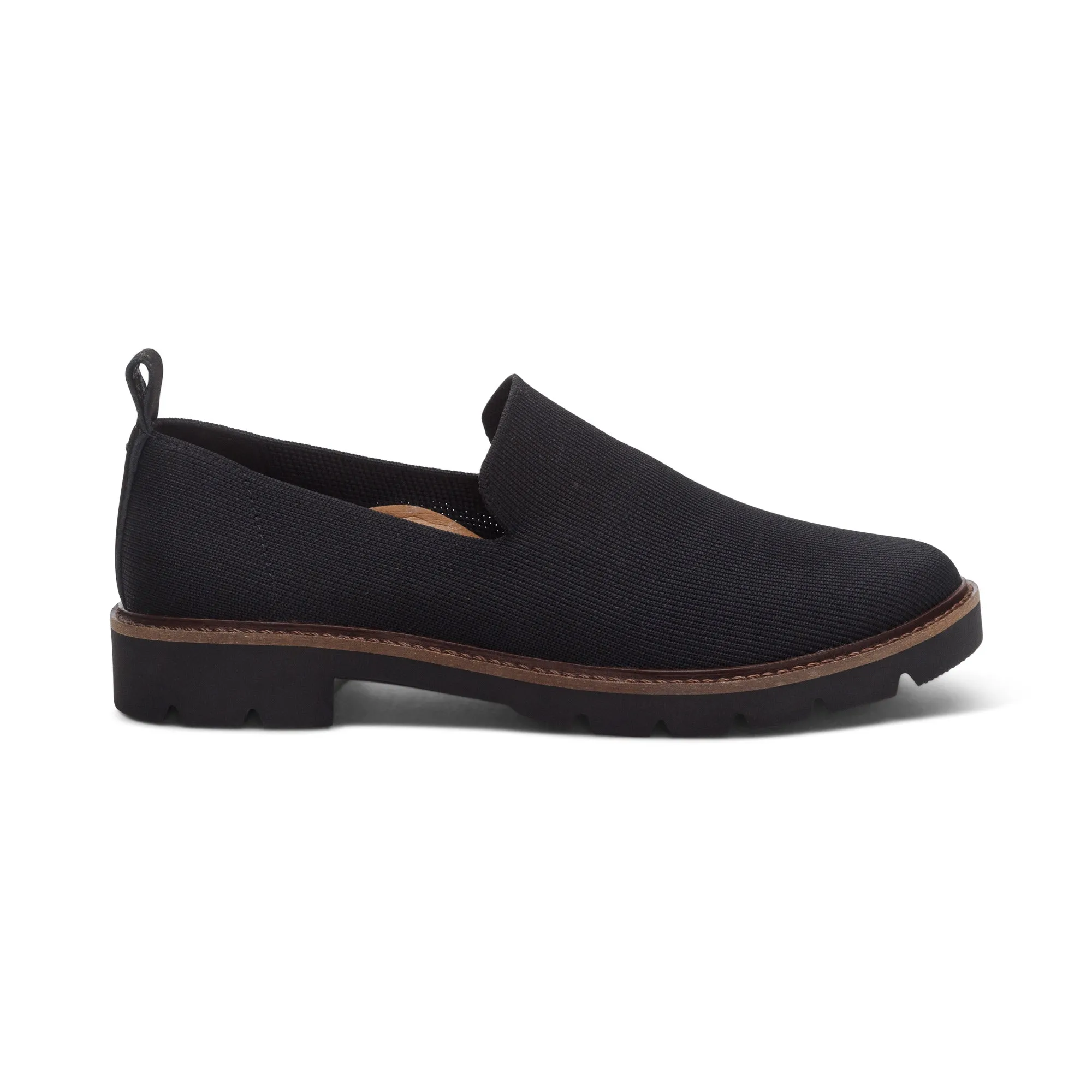 Aetrex Chloe Slip On Loafer Black