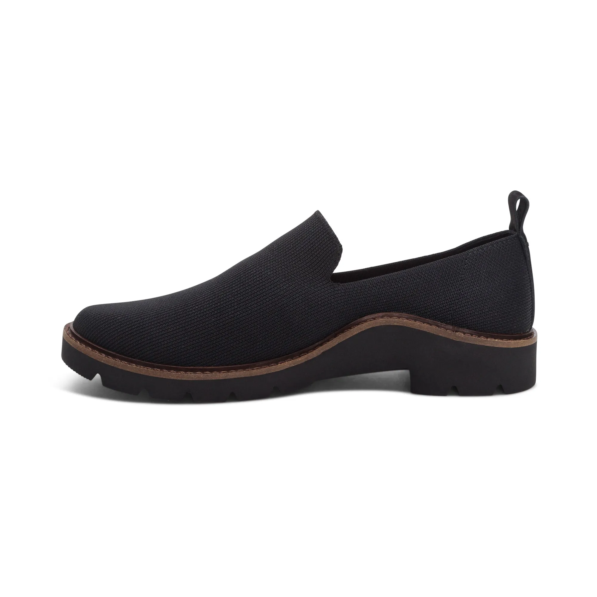 Aetrex Chloe Slip On Loafer Black
