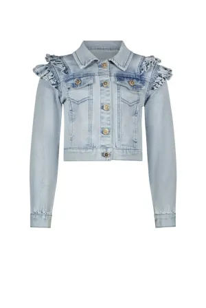 ALLY ruffles jacket Denim