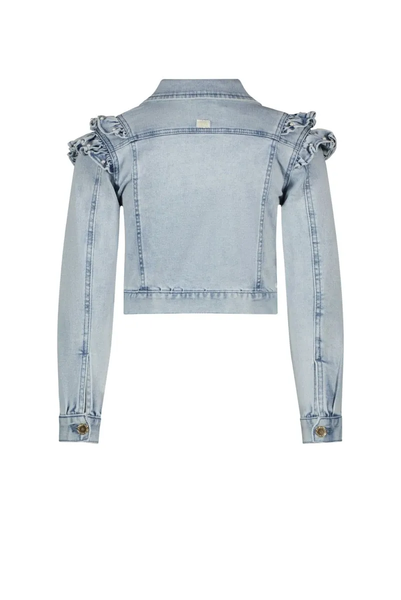ALLY ruffles jacket Denim