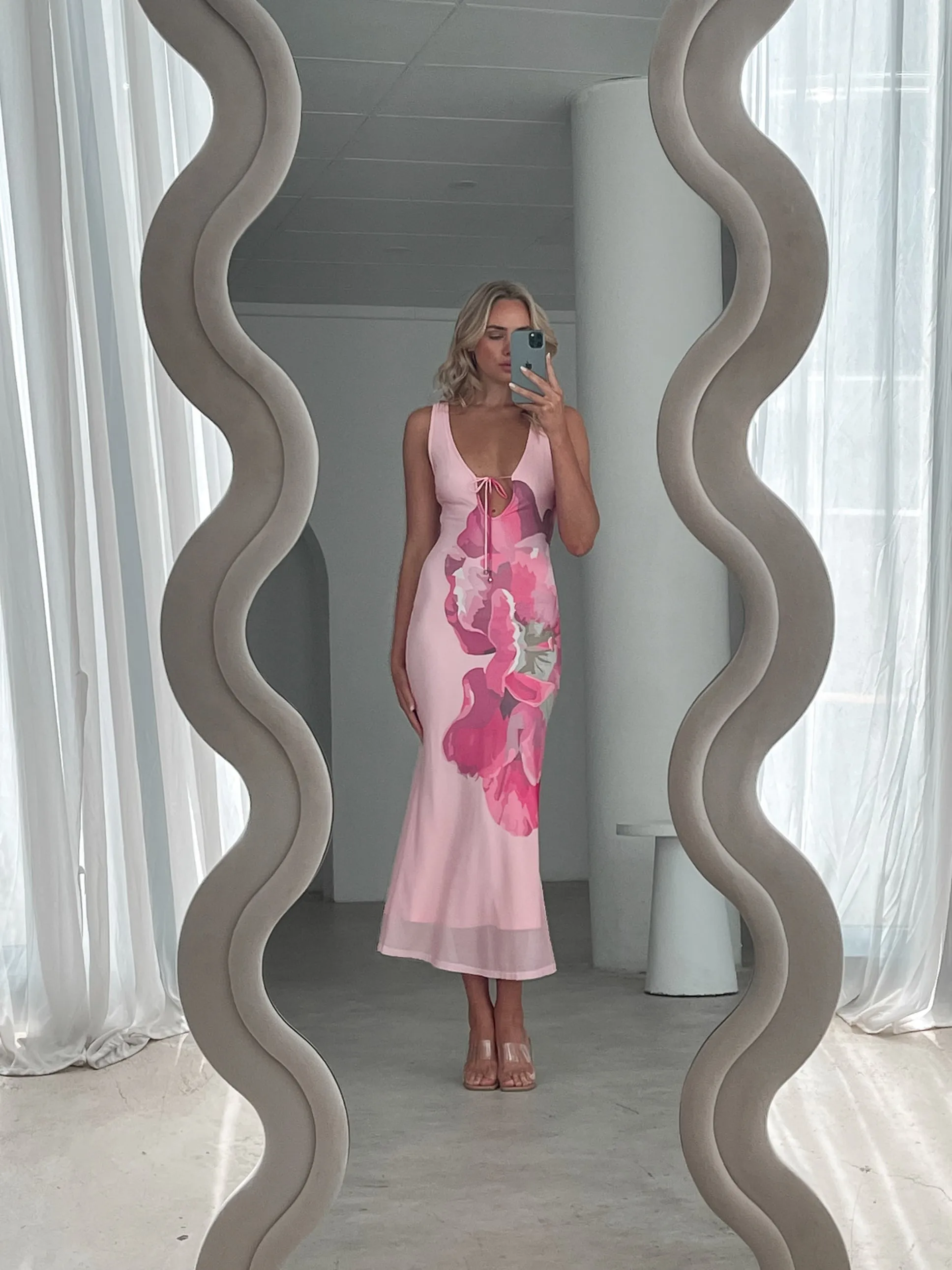 Amariah Dress - Pink Floral