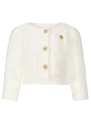 AMSYLA glitter-knit jacket
