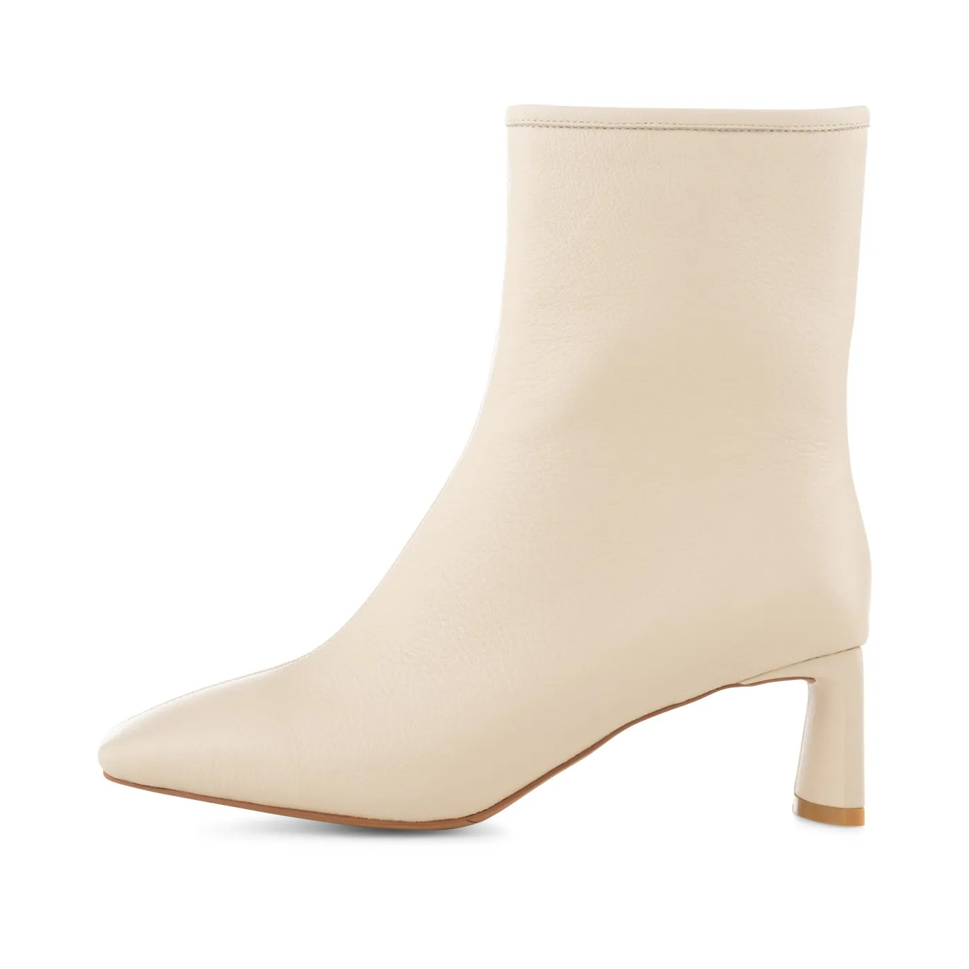Arlo bootie leather - OFF WHITE