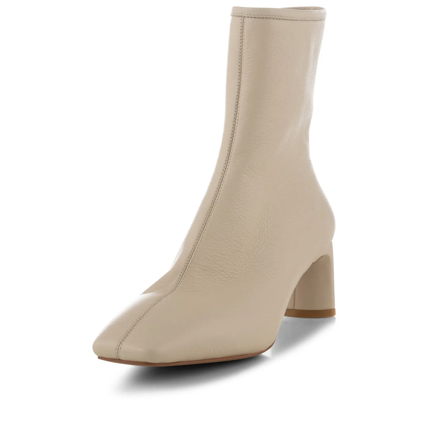 Arlo bootie leather - OFF WHITE