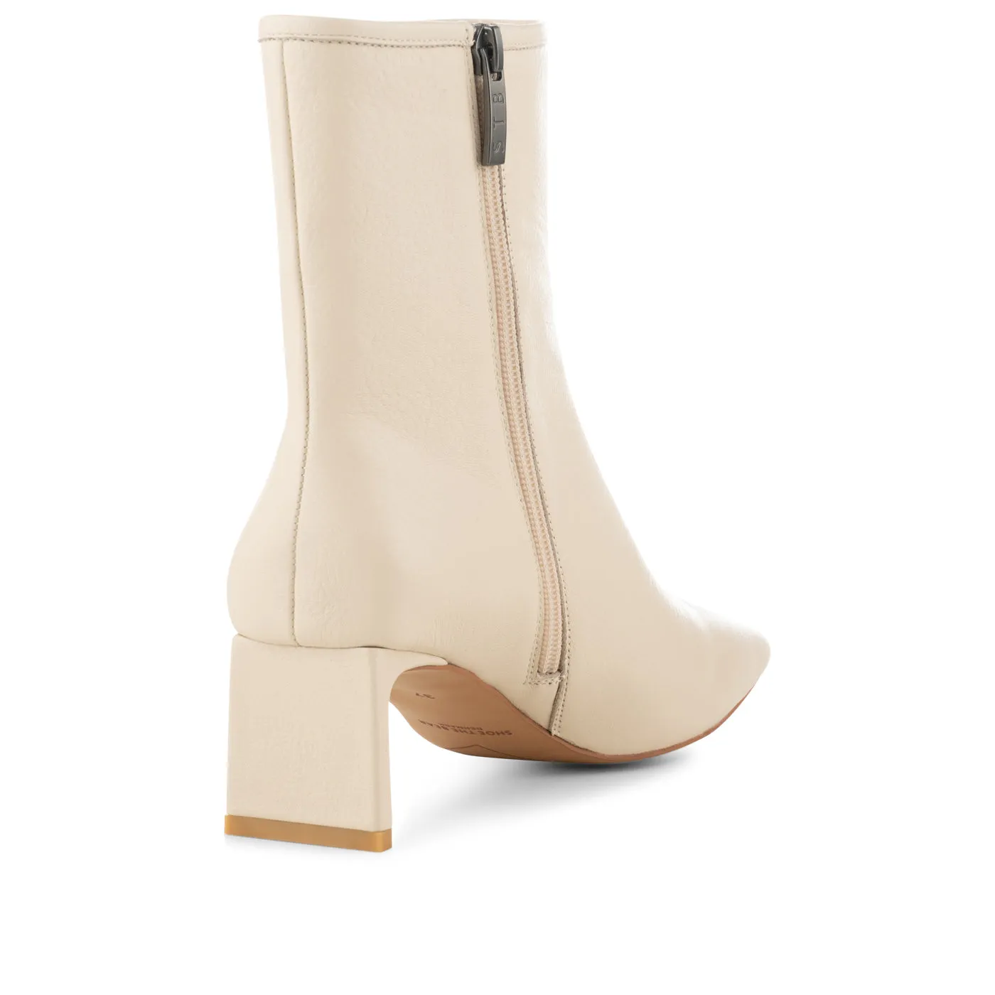 Arlo bootie leather - OFF WHITE