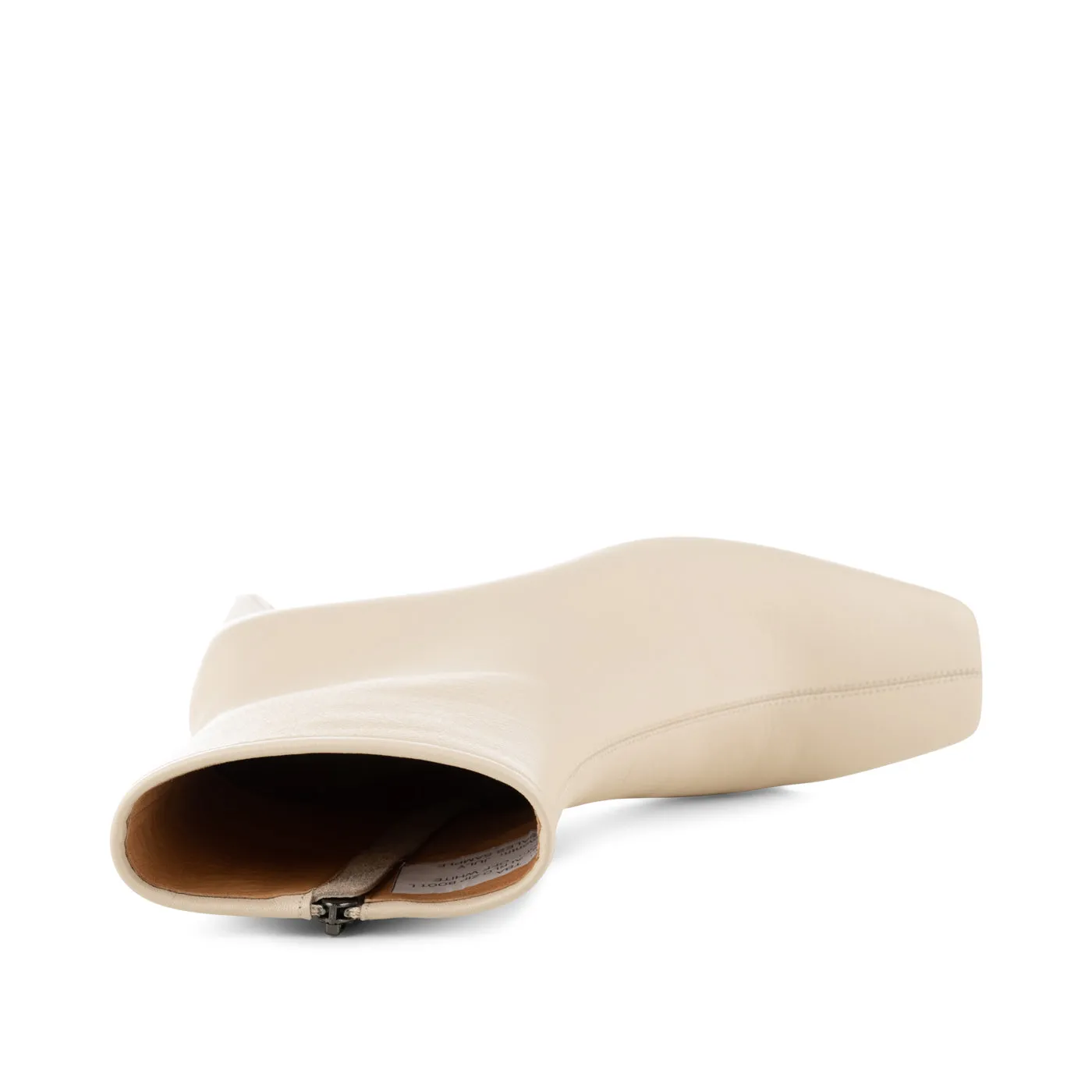 Arlo bootie leather - OFF WHITE
