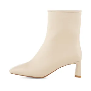 Arlo bootie leather - OFF WHITE