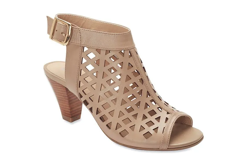 Bandit Heel in Neutral Leather