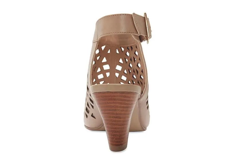 Bandit Heel in Neutral Leather