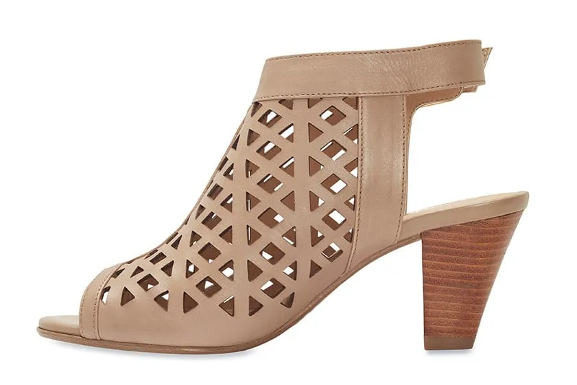 Bandit Heel in Neutral Leather