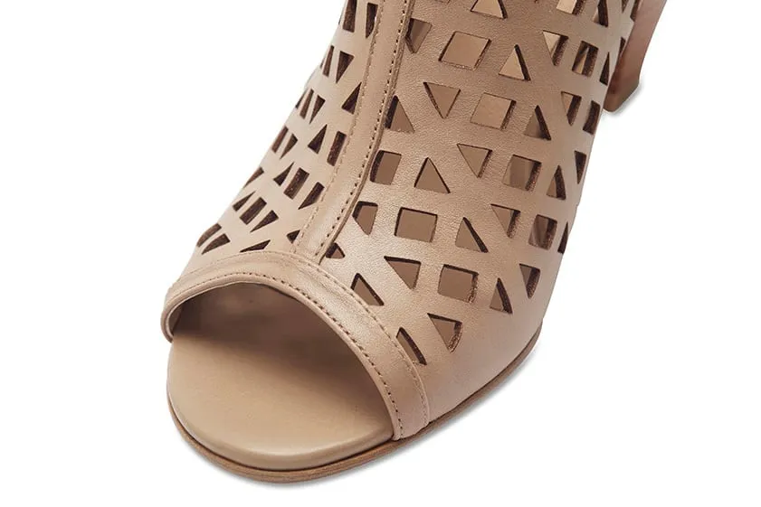 Bandit Heel in Neutral Leather