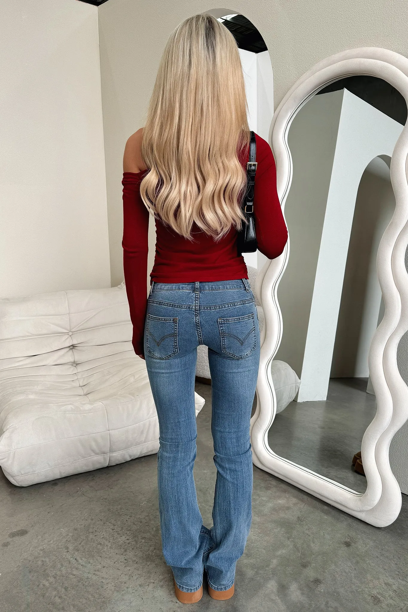 Baylee Top - Burgundy