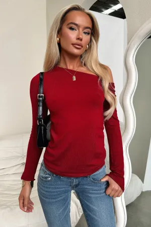 Baylee Top - Burgundy
