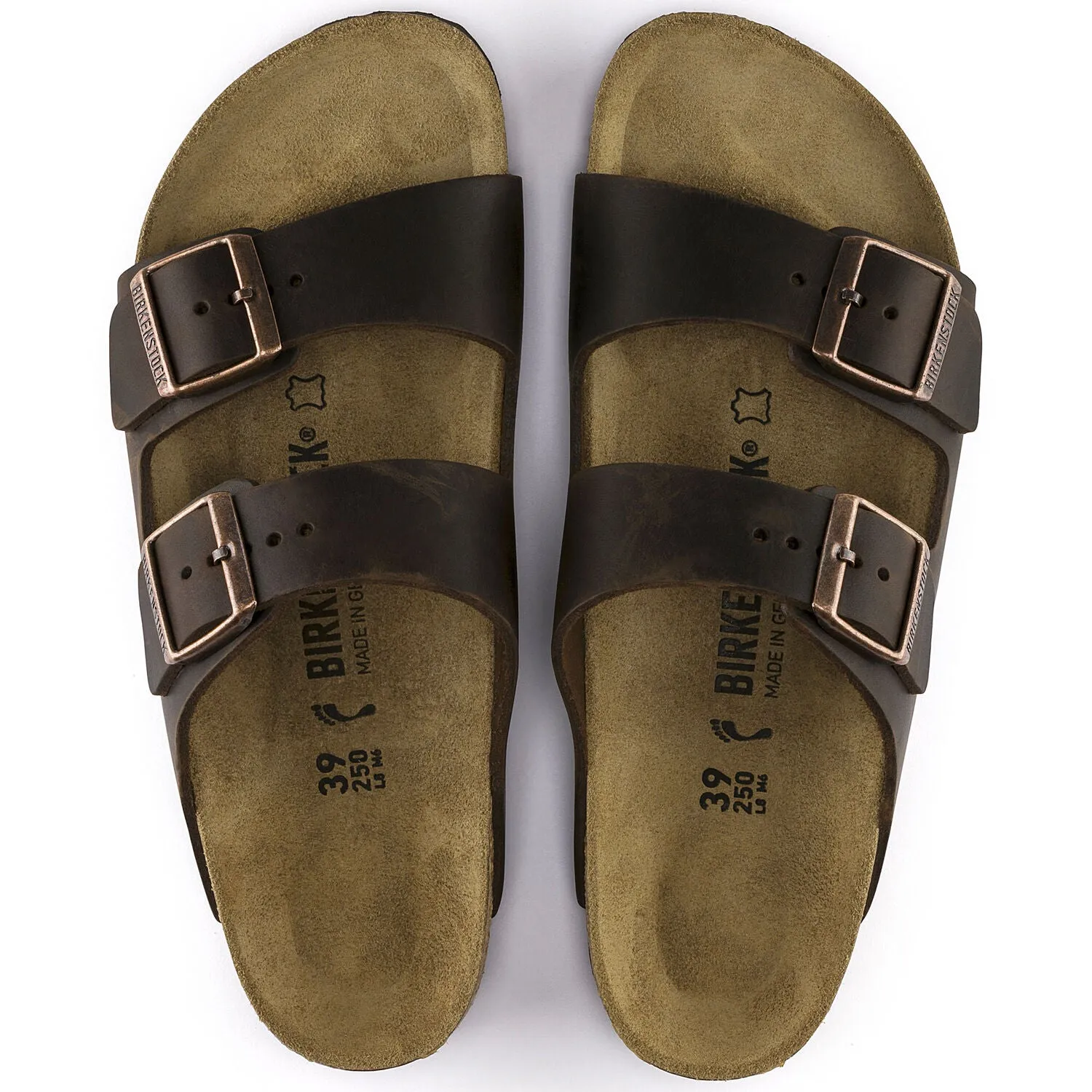 BIRKENSTOCK  Arizona Oiled Leather Regular - Habana