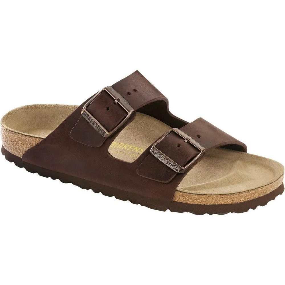 BIRKENSTOCK  Arizona Oiled Leather Regular - Habana