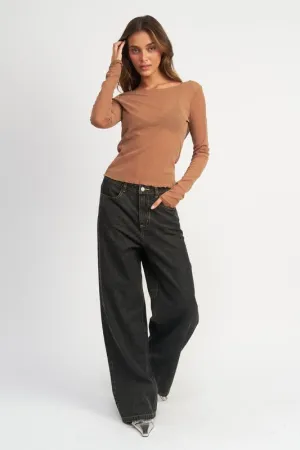 Black Boyfriend Jeans