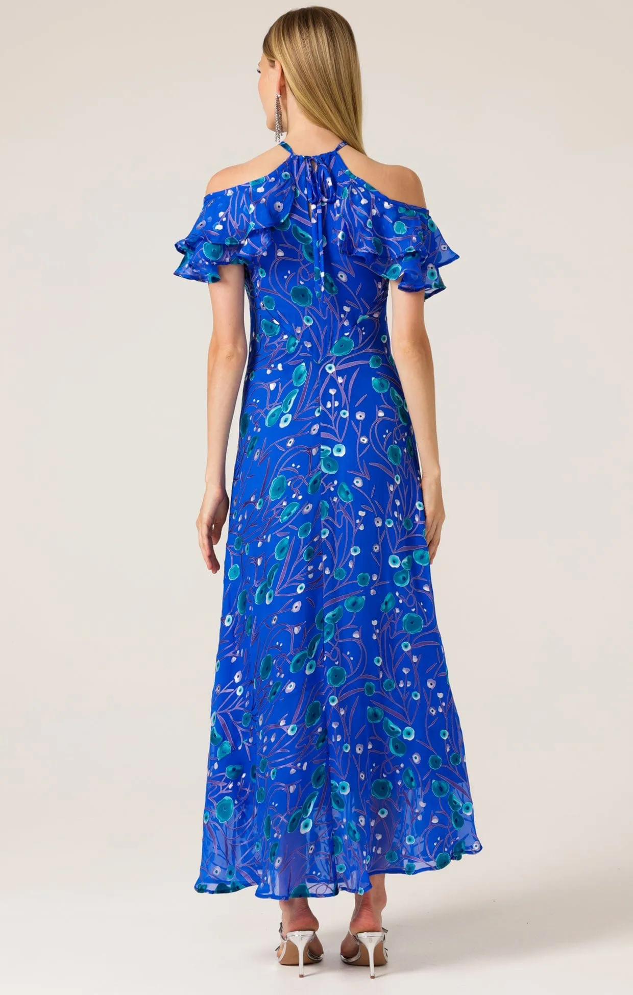 BLUE BIRD BIAS DRESS