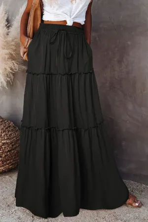 Bohemian Rokken Met Elastiek In De Taille