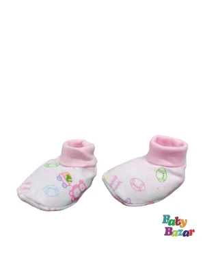 Booties For Newborn Baby In Bear Print