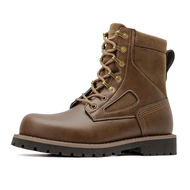 British Style Retro Hardcore Military Men's Combat Boot