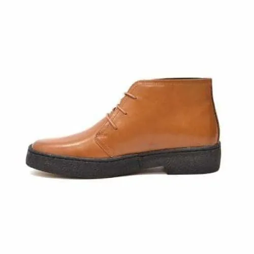 British Walkers Playboy Original High Top Men's Cognac Leather