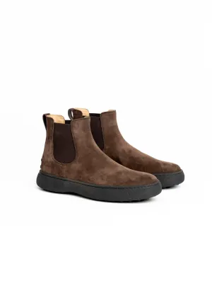 Brown W.G. Suede Chelsea Boots