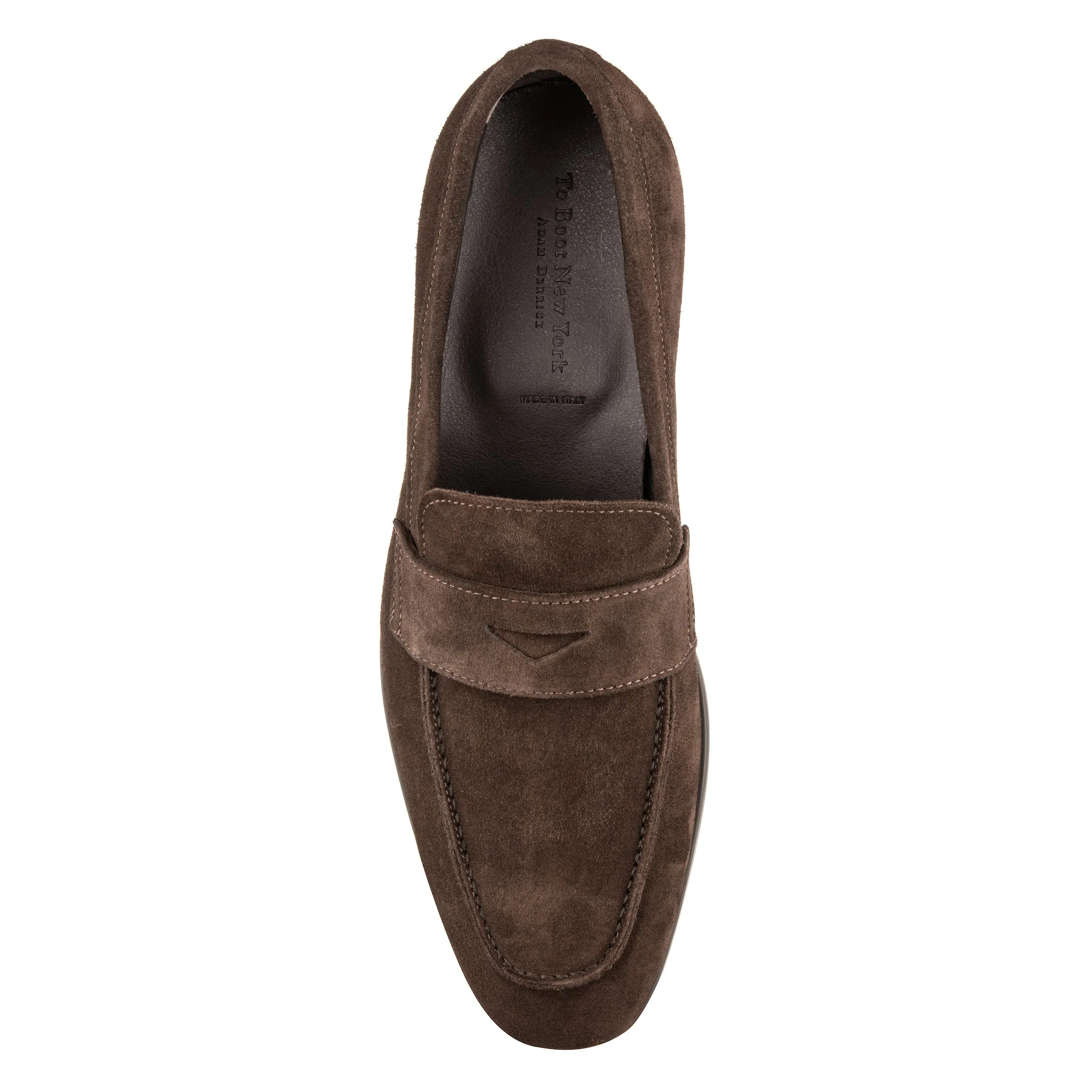 Chambers Dark Brown Suede Loafer