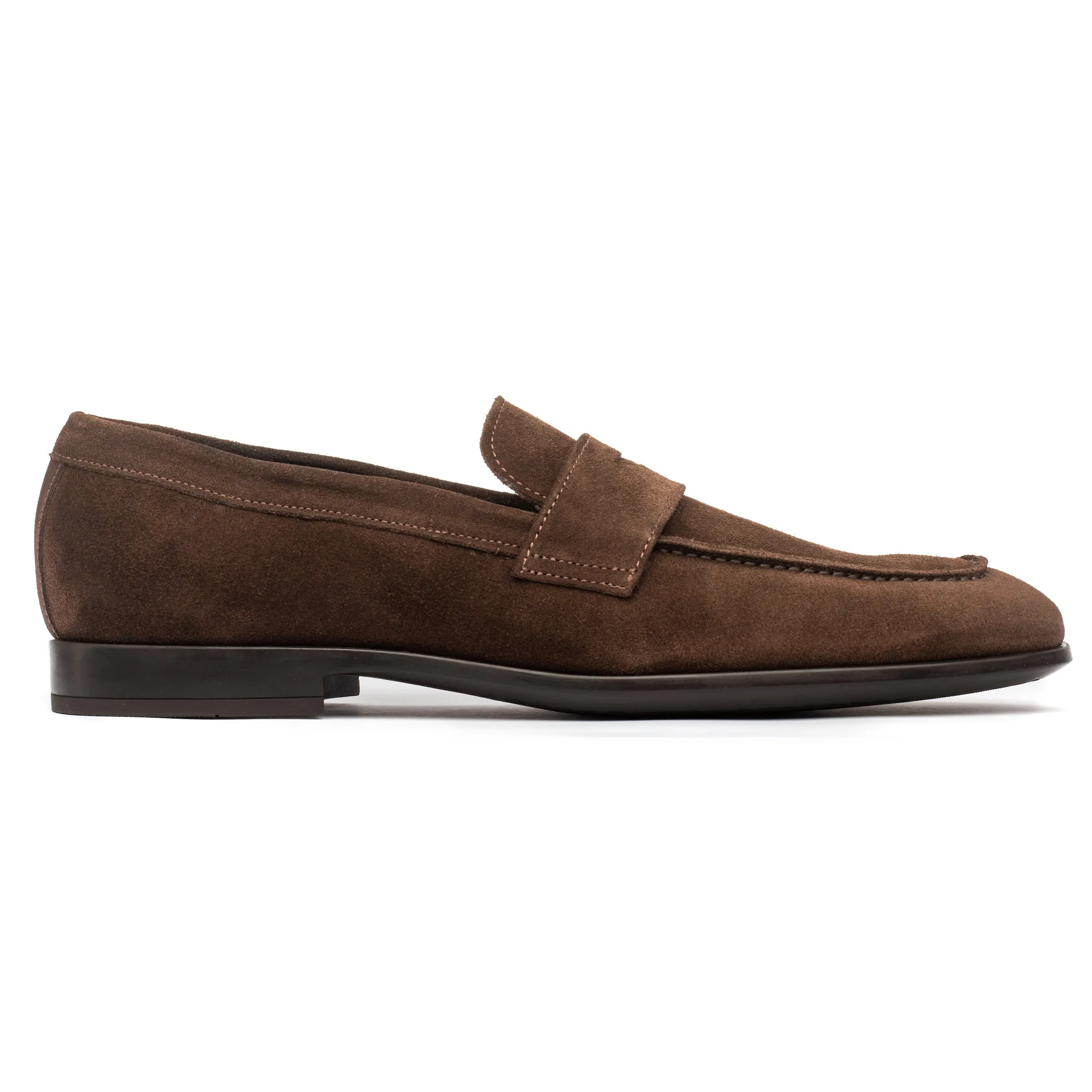 Chambers Dark Brown Suede Loafer