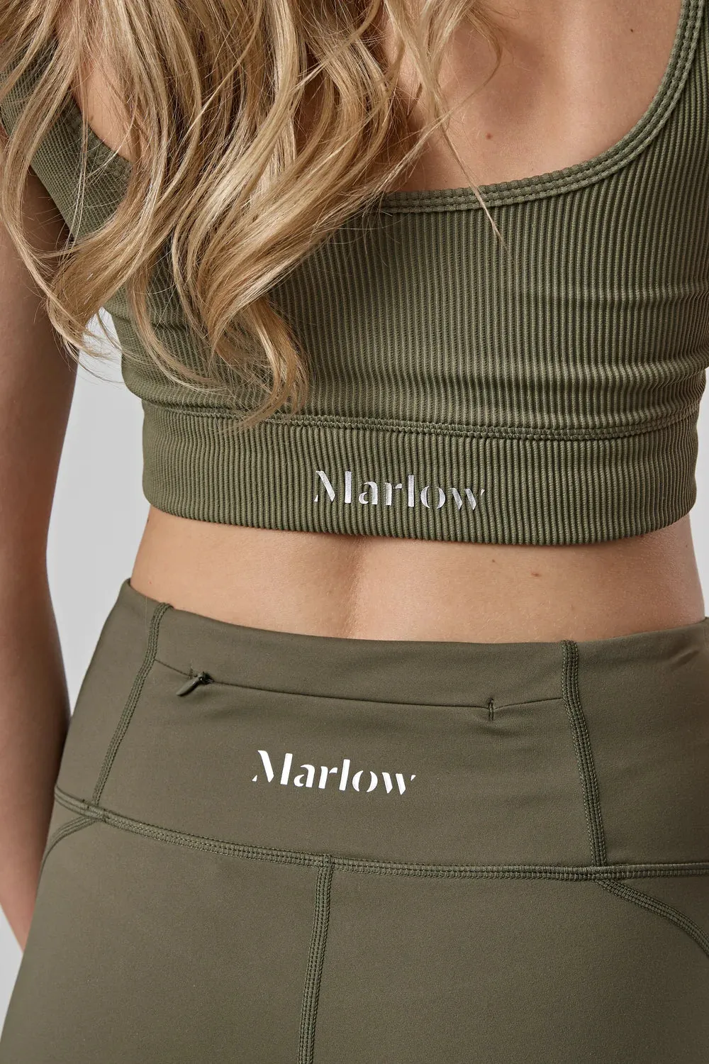 Charge 7/8 Leggings - Olive