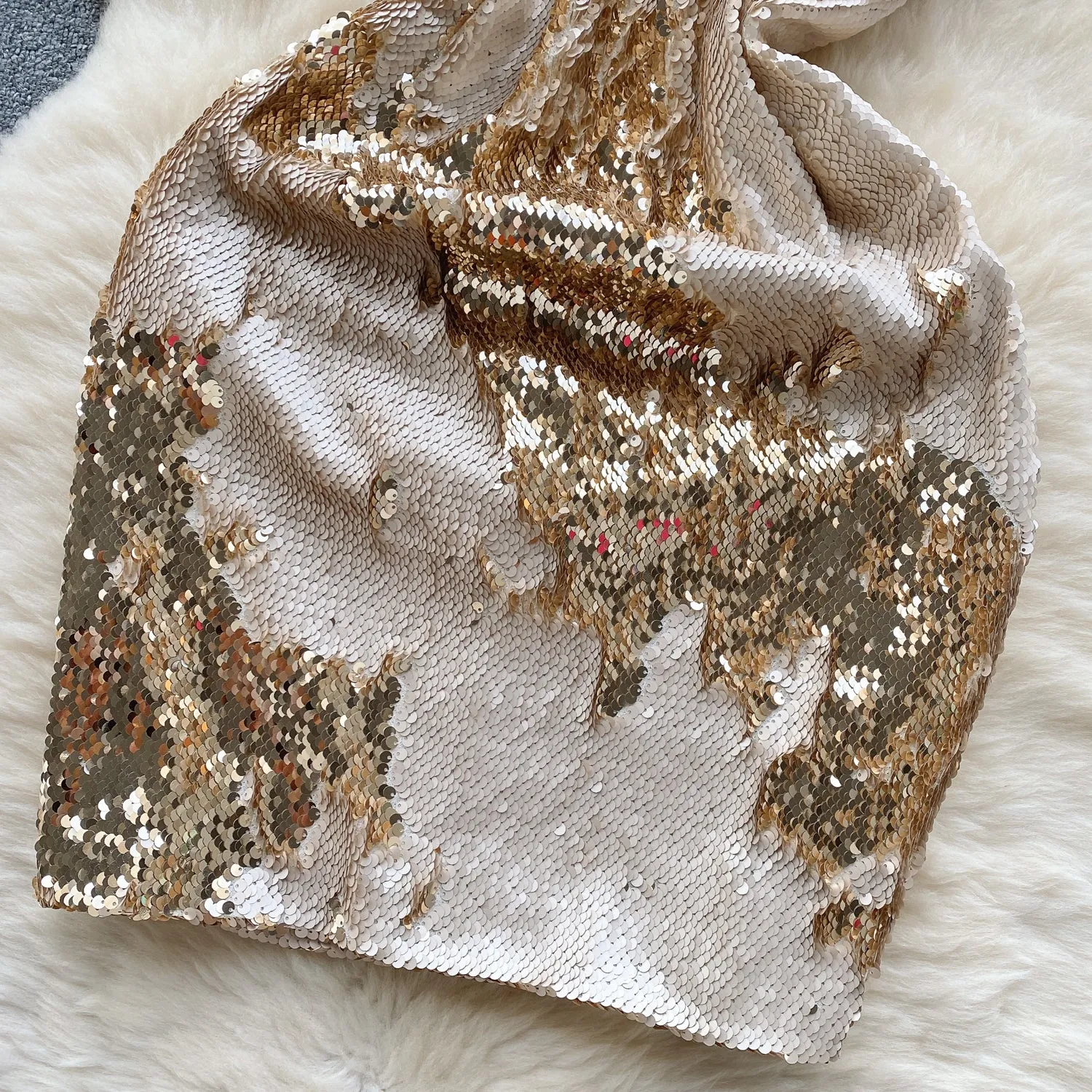 Chic Slim-fitting Sequined Party Slip Dress