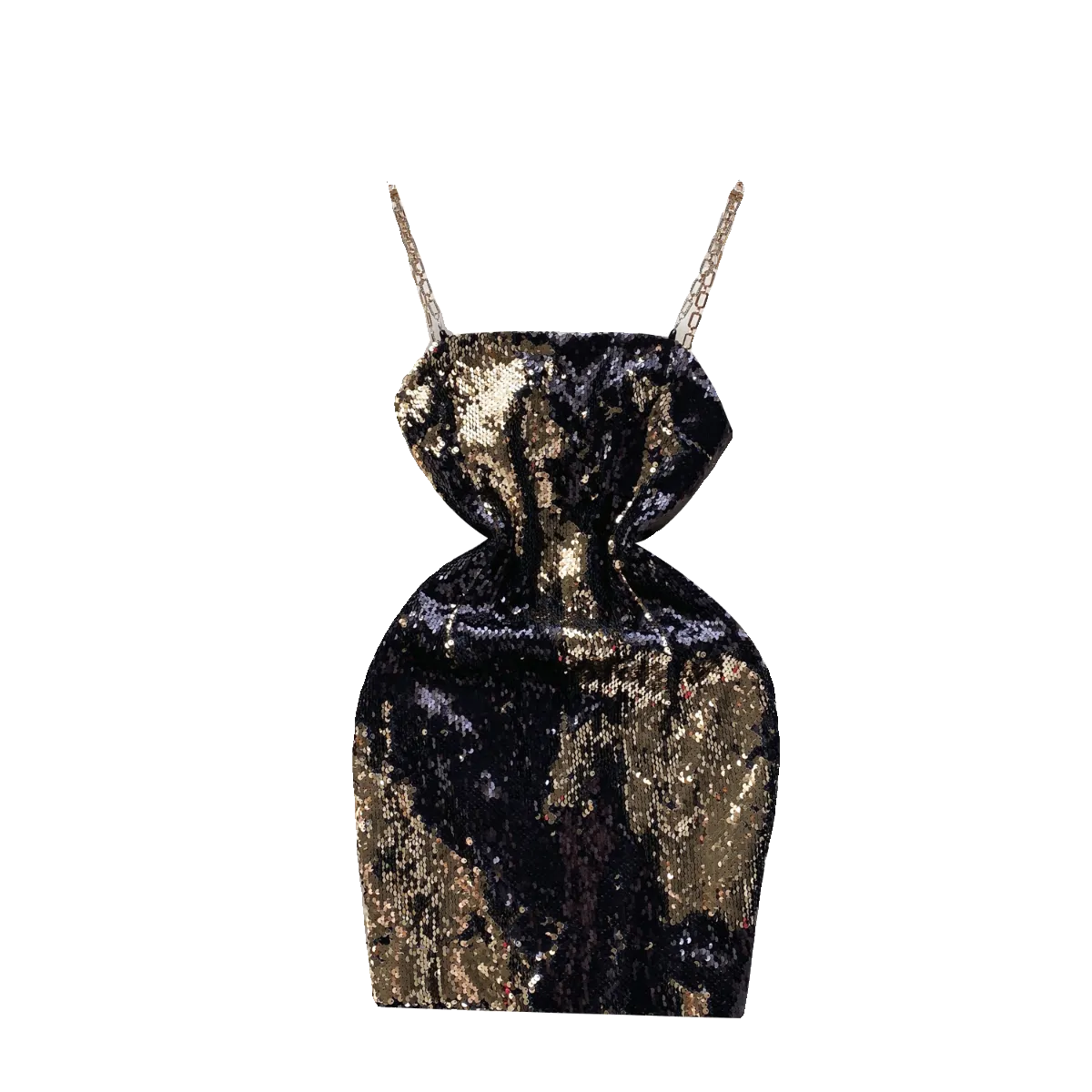 Chic Slim-fitting Sequined Party Slip Dress