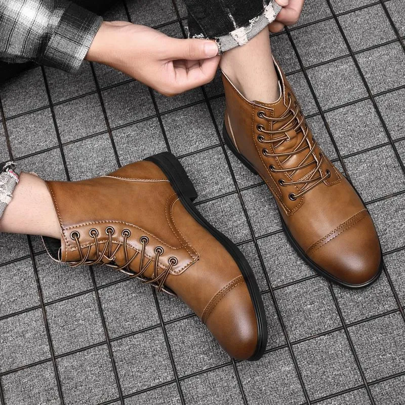 Claude | Authentic Leather Ankle Boots