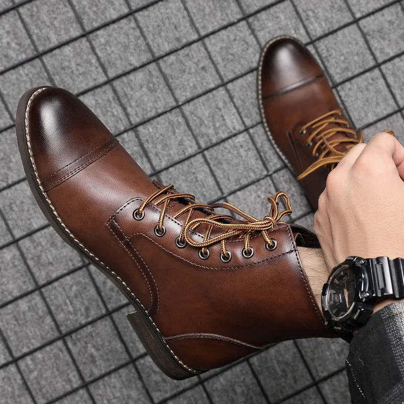 Claude | Authentic Leather Ankle Boots