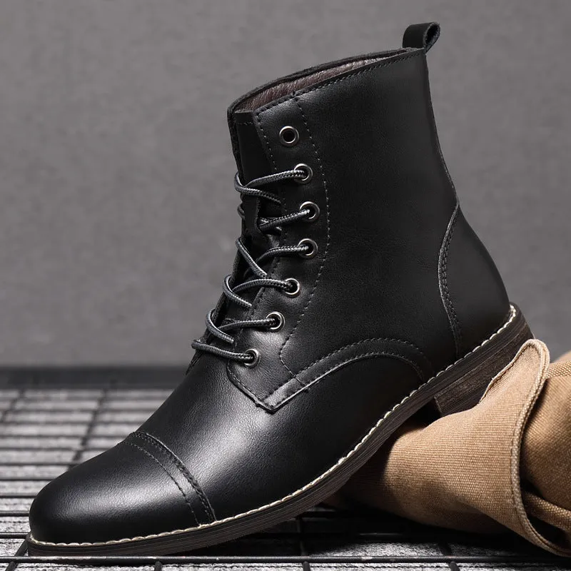 Claude | Authentic Leather Ankle Boots