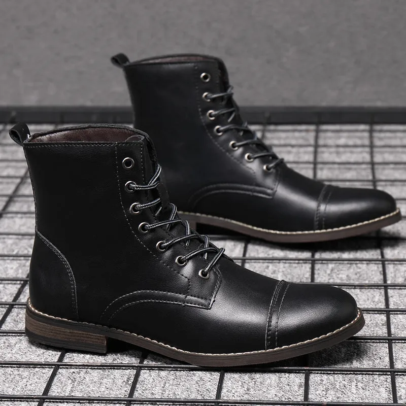 Claude | Authentic Leather Ankle Boots