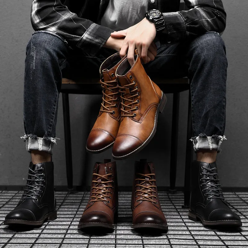 Claude | Authentic Leather Ankle Boots