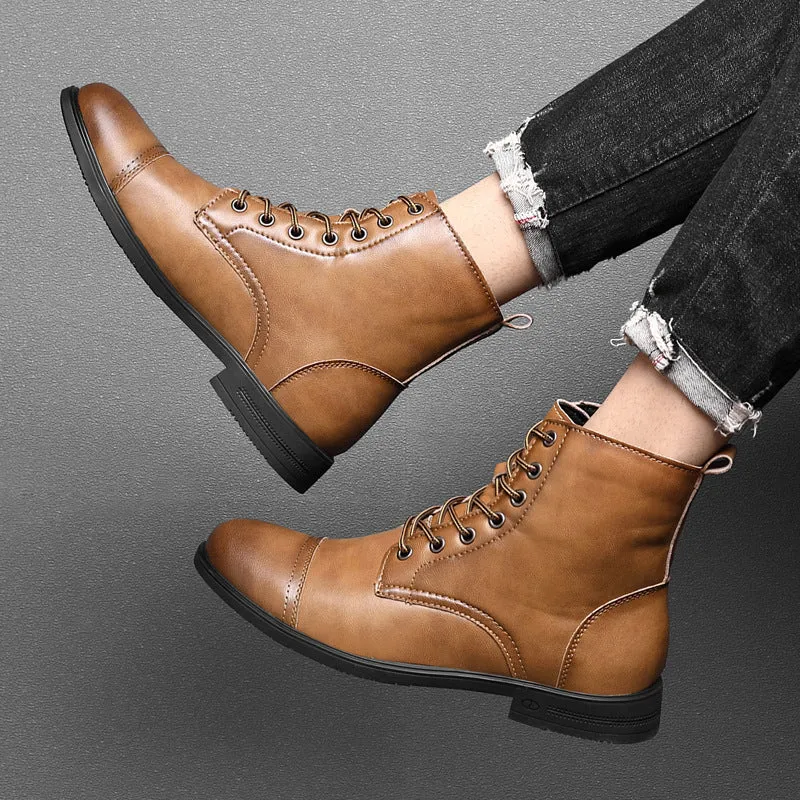 Claude | Authentic Leather Ankle Boots