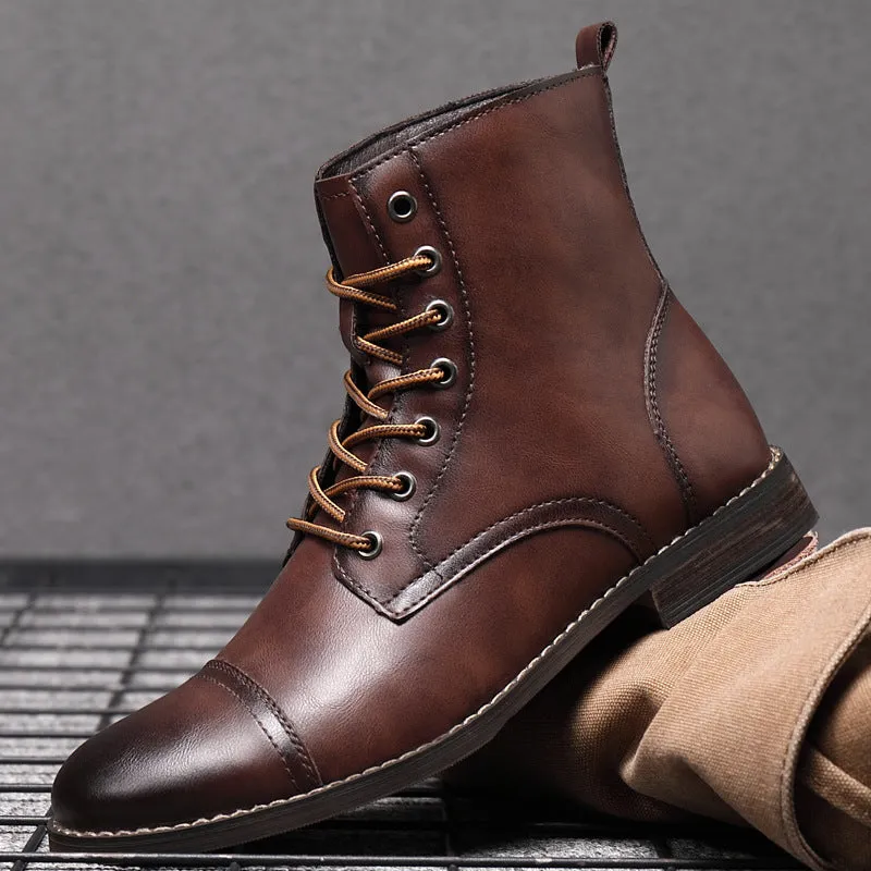 Claude | Authentic Leather Ankle Boots