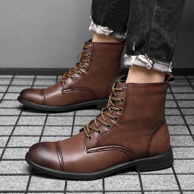 Claude | Authentic Leather Ankle Boots