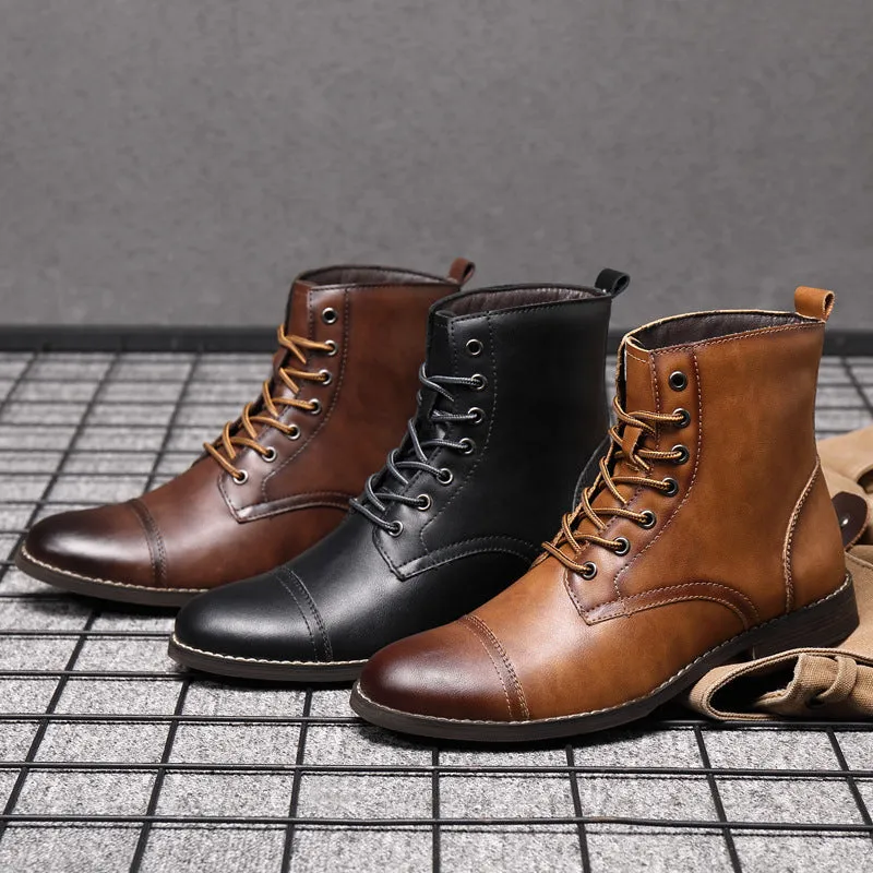 Claude | Authentic Leather Ankle Boots