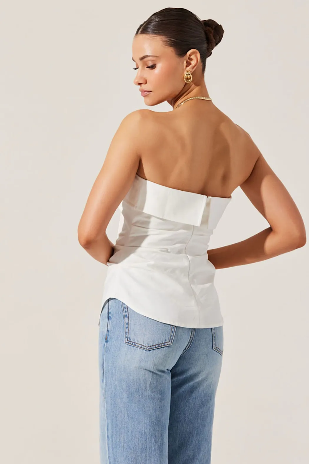 Corporate Chic Fold Over Top