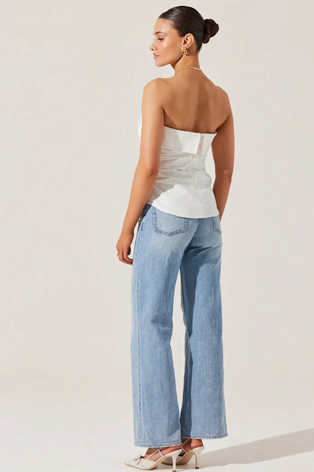 Corporate Chic Fold Over Top