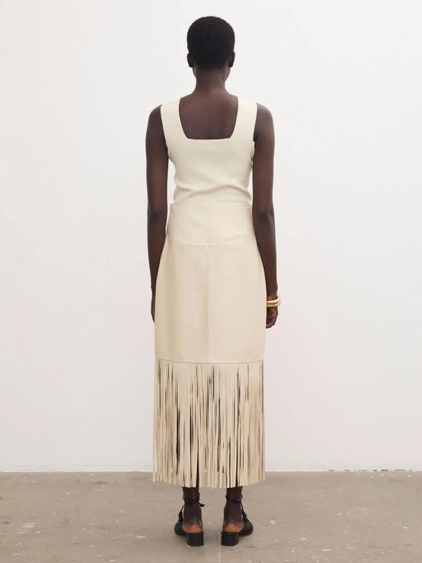 Davidia Leather Skirt