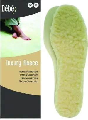 Debe Luxury Fleece Wool Inner Sole - Size 37 (Pair)